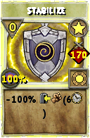 Wizard101 Star spell card: Stabilize, Spell ID 7608
