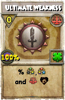 Wizard101 Balance spell card: Ultimate Weakness, Spell ID 7640