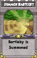 Wizard101 School 16 spell card: Summon Bartleby, Spell ID 7682