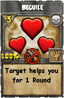 Wizard101 Death spell card: Beguile, Spell ID 7690