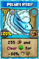 Wizard101 Ice spell card: Polaris Rises!, Spell ID 7692