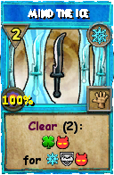 Wizard101 Ice spell card: Mind the Ice, Spell ID 7693