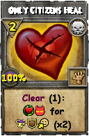 Wizard101 Death spell card: Only Citizens Heal, Spell ID 7694