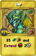 Wizard101 Life spell card: Imp, Spell ID 7737