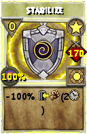 Wizard101 Star spell card: Stabilize, Spell ID 7777