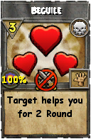 Wizard101 Death spell card: Beguile, Spell ID 7810