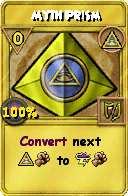 Wizard101 Myth spell card: Myth Prism, Spell ID 7823