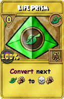 Wizard101 Life spell card: Life Prism, Spell ID 7825