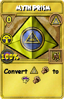 Wizard101 Myth spell card: Myth Prism, Spell ID 7834