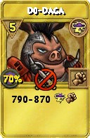 Wizard101 Storm spell card: Do-Daga, Spell ID 7841