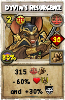 Wizard101 Balance spell card: Dyvim's Resurgence, Spell ID 7862