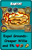 Wizard101 Myth spell card: Banish!, Spell ID 7895