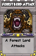 Wizard101 School 16 spell card: Forest Lord Attack, Spell ID 7910