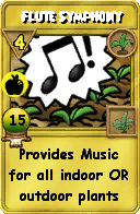 Wizard101 Gardening spell card: Flute Symphony, Spell ID 7946