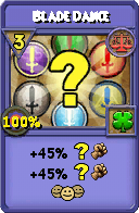 Wizard101 Balance spell card: Blade Dance, Spell ID 7978