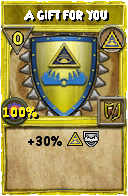 Wizard101 Myth spell card: A gift for you, Spell ID 7678