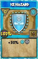 Wizard101 Ice spell card: Ice Hazard, Spell ID 7917
