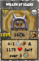 Wizard101 Death spell card: Wrath of Hades, Spell ID 7629