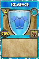 Wizard101 Ice spell card: Ice Armor, Spell ID 8013