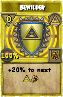 Wizard101 Myth spell card: Bewilder, Spell ID 8056