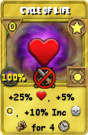 Wizard101 Star spell card: Cycle of Life, Spell ID 8084