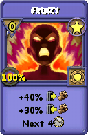 Wizard101 Star spell card: Frenzy, Spell ID 8110