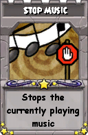 Wizard101 School 16 spell card: Stop Music, Spell ID 8116