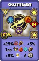Wizard101 Star spell card: Chastisement, Spell ID 8160
