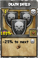 Wizard101 Death spell card: Death Shield, Spell ID 8184