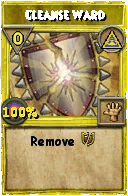 Wizard101 Myth spell card: Cleanse Ward, Spell ID 8216
