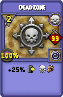 Wizard101 Death spell card: Deadzone, Spell ID 8225
