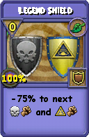 Wizard101 Life spell card: Legend Shield, Spell ID 8261
