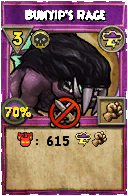 Wizard101 Storm spell card: Bunyip's Rage, Spell ID 8282