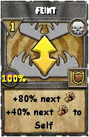 Wizard101 Death spell card: Feint, Spell ID 8288