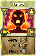Wizard101 Star spell card: Frenzy, Spell ID 8290