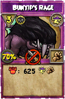 Wizard101 Storm spell card: Bunyip's Rage, Spell ID 8295