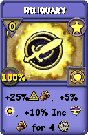 Wizard101 Star spell card: Reliquary, Spell ID 8341