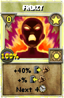 Wizard101 Star spell card: Frenzy, Spell ID 8386