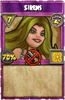Wizard101 Storm spell card: Sirens, Spell ID 8404