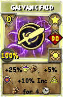 Wizard101 Star spell card: Galvanic Field, Spell ID 8405