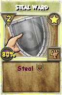 Wizard101 Star spell card: Steal Ward, Spell ID 8684