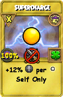 Wizard101 Storm spell card: Supercharge, Spell ID 8711