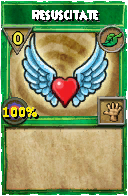 Wizard101 Life spell card: Resuscitate, Spell ID 8737