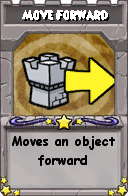 Wizard101 School 16 spell card: Move Forward, Spell ID 8750