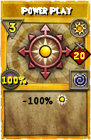 Wizard101 Sun spell card: Power Play, Spell ID 8811