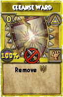 Wizard101 Myth spell card: Cleanse Ward, Spell ID 8830