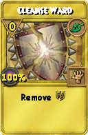 Wizard101 Life spell card: Cleanse Ward, Spell ID 8831