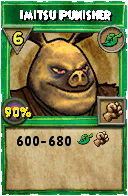 Wizard101 Life spell card: Imitsu Punisher, Spell ID 8860