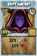 Wizard101 Moon spell card: Shift Ancient, Spell ID 8863