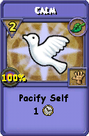 Wizard101 Life spell card: Calm, Spell ID 8931